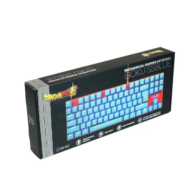 Spēļu Klaviatūra FR-TEC DBPCKEYGO Zils Spāņu Qwerty QWERTY