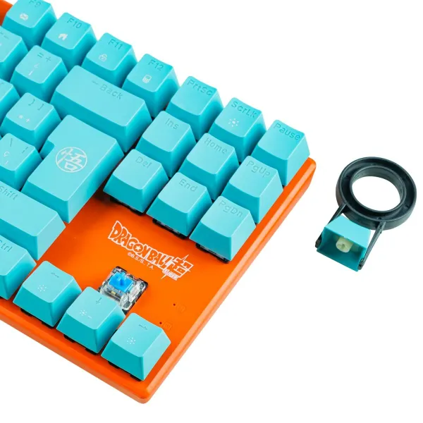 Spēļu Klaviatūra FR-TEC DBPCKEYGO Zils Spāņu Qwerty QWERTY
