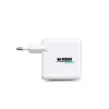 Sieninis įkroviklis + USB C kabelis Urban Factory GSC65UF Balta