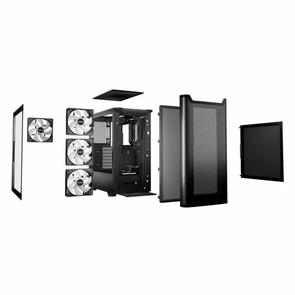 ATX Semi-tower Box Be Quiet! Pure Base 501 DX Black