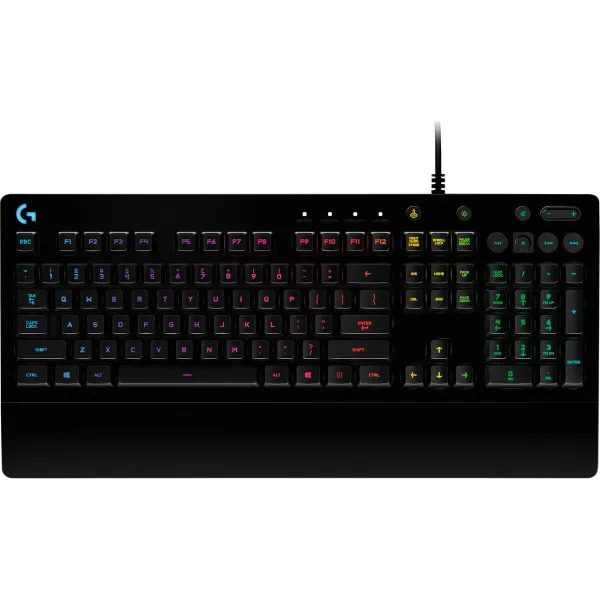 Žaidimų klaviatūra Logitech G213 Juoda Ispaniška Qwerty QWERTY Qwerty portugališkai
