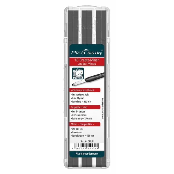 Pencil Leads Pica Dry Carpentry Graphite
