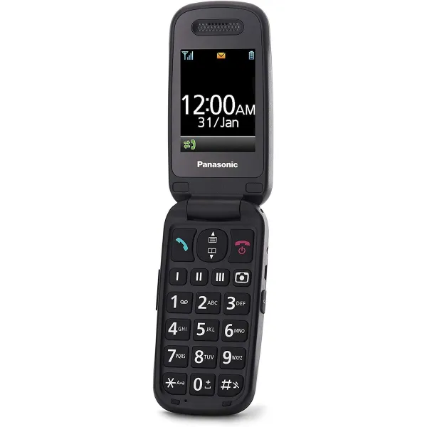 Mobilusis telefonas vyresnio amžiaus žmonėms Panasonic KX-TU446EXB 2.4"
