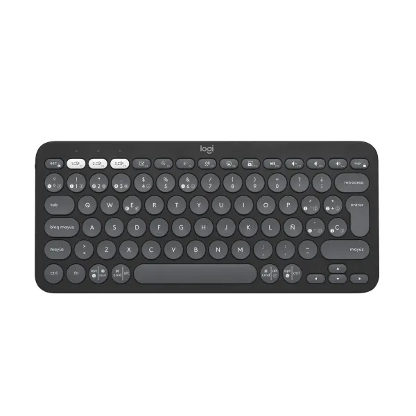 Klaviatūra un Pele Logitech K380S Grafīts Spāņu Qwerty