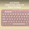 Juhtmevaba Klaviatuur Logitech K380s Roosa Hispaaniakeelne Qwerty