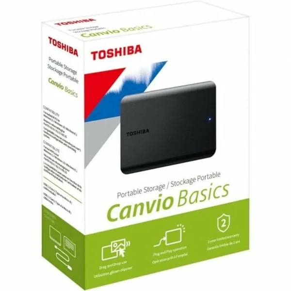 External Hard Drive Toshiba HDTB520EK3AA Black