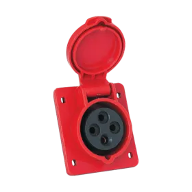 Įleidžiamas pramoninis lizdas HT-414 16A IP44 3P+E 400V