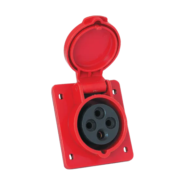 Iebūvējama rūpnieciskā kontaktligzda HT-414 16A IP44 3P+E 400V