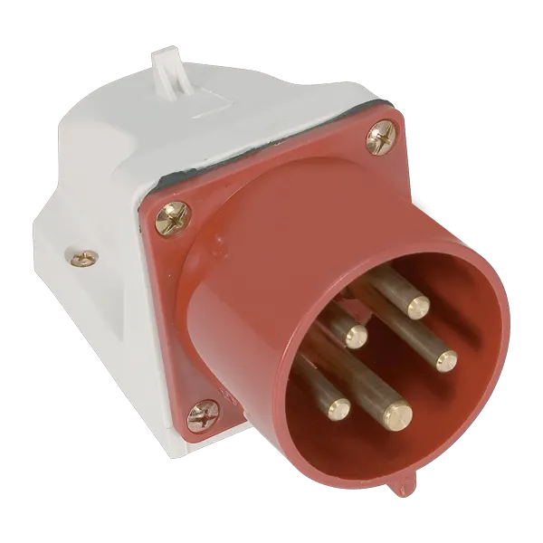 Вилка промышленная стационарная HT-525 32A IP44 3P+N+E 400V