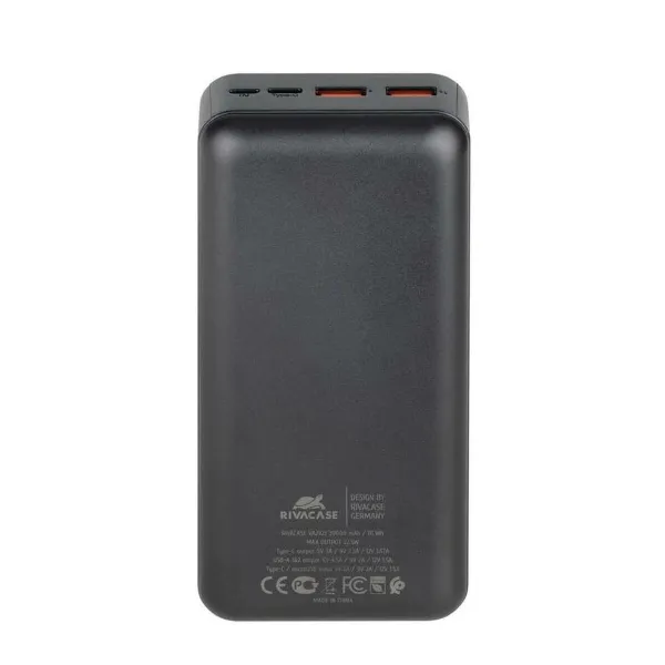 Powerbank Rivacase VA2103 Melns 30000 mAh