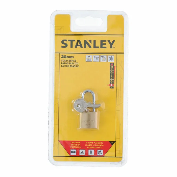 Võtmega tabalukk Stanley Messing Vibu (2 cm)
