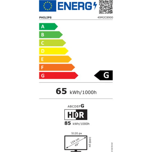 Монитор Philips Evnia 49M2C8900 240 Hz 50-60 Hz