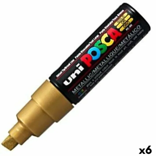 Marķieris POSCA PC-8K Bronza 6 gb.