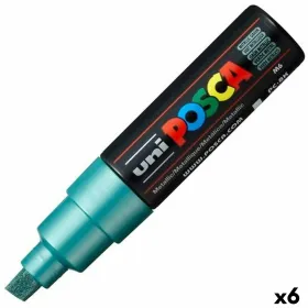 Marķieris POSCA PC-8K Zaļš metāls (6 gb.)