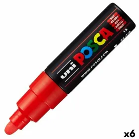 Fetras POSCA PC-7M Raudona (6 vnt.)