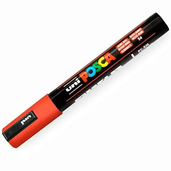 Marker POSCA PC-5M Ruby (6 Units)