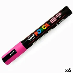 Marker POSCA PC-5M Vaarikas (6 Ühikut)