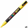 Marķieris POSCA PC-3M Dzeltens (6 gb.)
