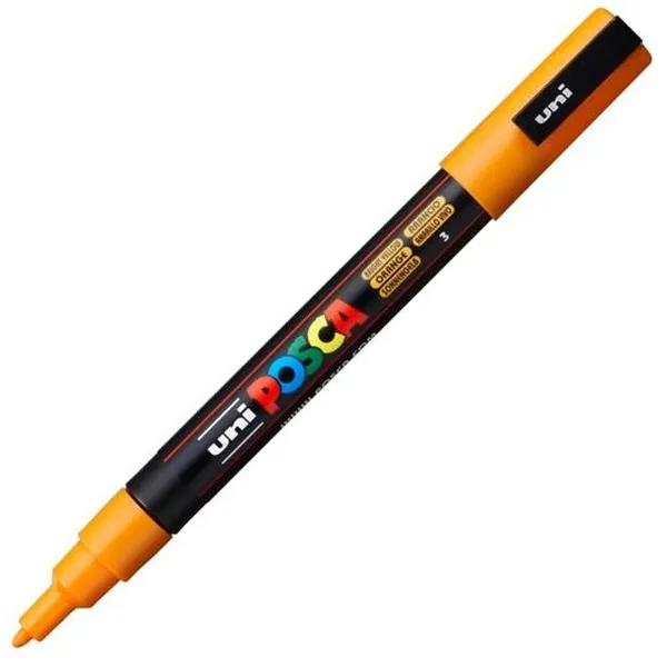 Markeris POSCA PC-3M Oranžinė (6 vnt.)