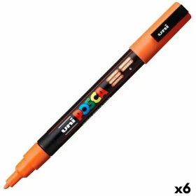 Huopakynä POSCA PC-3M Oranssi (6 osaa)