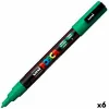 Huopakynä POSCA PC-3M Vihreä (6 osaa)