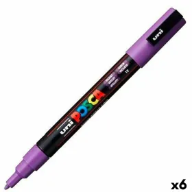 Marķieris POSCA PC-3M Violets (6 gb.)