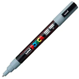 Merkkarikynä/huopakärkitussi POSCA PC-3M Harmaa (6 osaa)