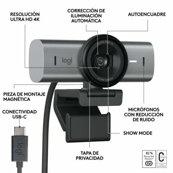 Вебкамера Logitech 960-001559 4K Ultra HD