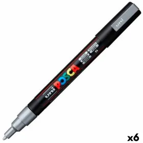 Markeris POSCA PC-3M Sidabras (6 vnt.)