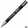 Marker POSCA PC-3M Hõbedane (6 Ühikut)