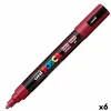 Marķieris POSCA PC-3M sarkanvīns (6 gb.)