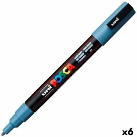 Huopakynä POSCA PC-3M Tumman harmaa (6 osaa)