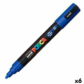 Vilt POSCA PC-5M Sinine (6 Ühikut)