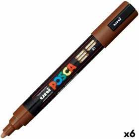 Fetras POSCA PC-5M Ruda (6 vnt.)