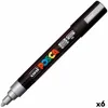 Marķieris POSCA PC-5M Sudrabains (6 gb.)