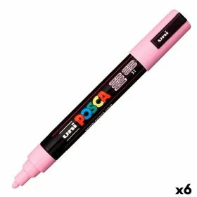 Huopakynä POSCA PC-5M Vaaleanpunainen (6 osaa)