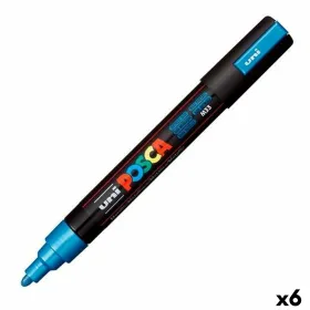 Marķieris POSCA PC-5M Zils (6 gb.)