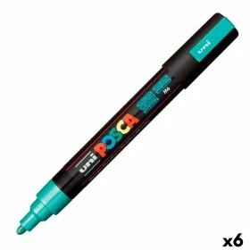 huopakärkiset kynät POSCA PC-5M Vihreä (6 osaa)