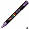 Marker POSCA PC-5M Violet (6 Units)