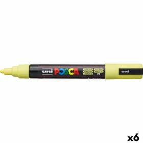 Huopakynä POSCA PC-5M Keltainen (6 osaa)