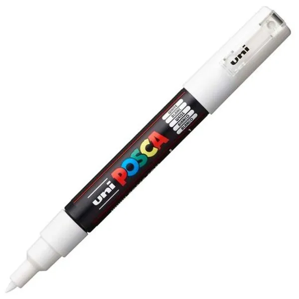 Marķieris POSCA PC-1M Balts Melns (6 gb.)