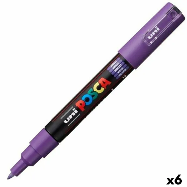 Fetras POSCA PC-1M Violetinė (6 vnt.)