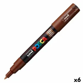 Vilt POSCA PC-1M Pruun (6 Ühikut)