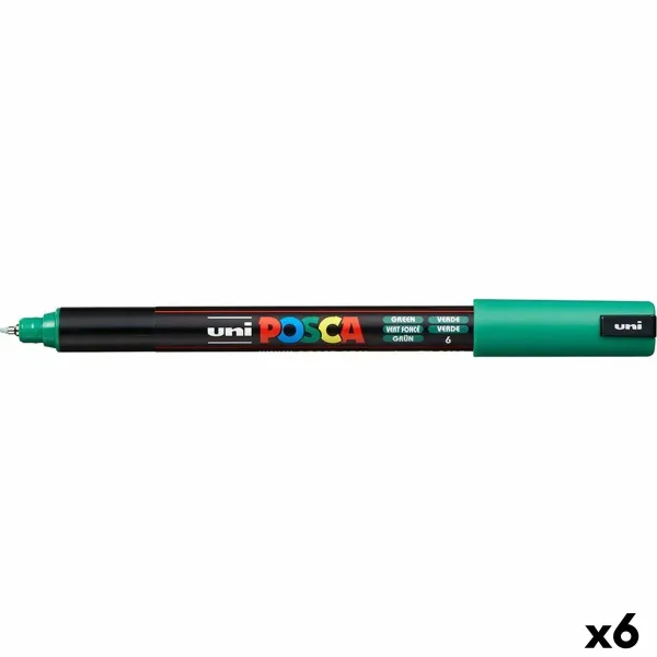 Marķieris POSCA PC-1MR Zaļš (6 gb.)