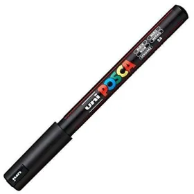 Merkkarikynä/huopakärkitussi POSCA PC-1MR Musta (6 osaa)