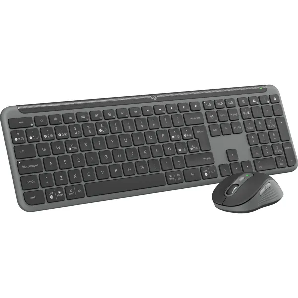 Klaviatūra un Pele Logitech MK950 Grafīts Spāņu Qwerty