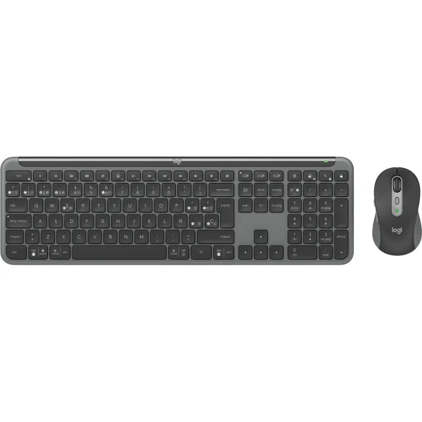 Klaviatūra un Pele Logitech MK950 Grafīts Spāņu Qwerty