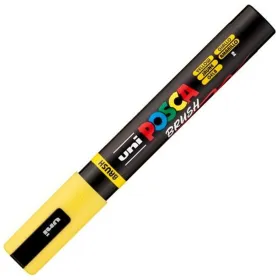 Маркер BRUSH POSCA PC-5BR Жёлтый (6 штук)