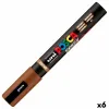 Marķieris BRUSH POSCA PC-5BR Brūns (6 gb.)