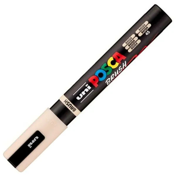 Marker BRUSH POSCA PC-5BR Beež (6 Ühikut)
